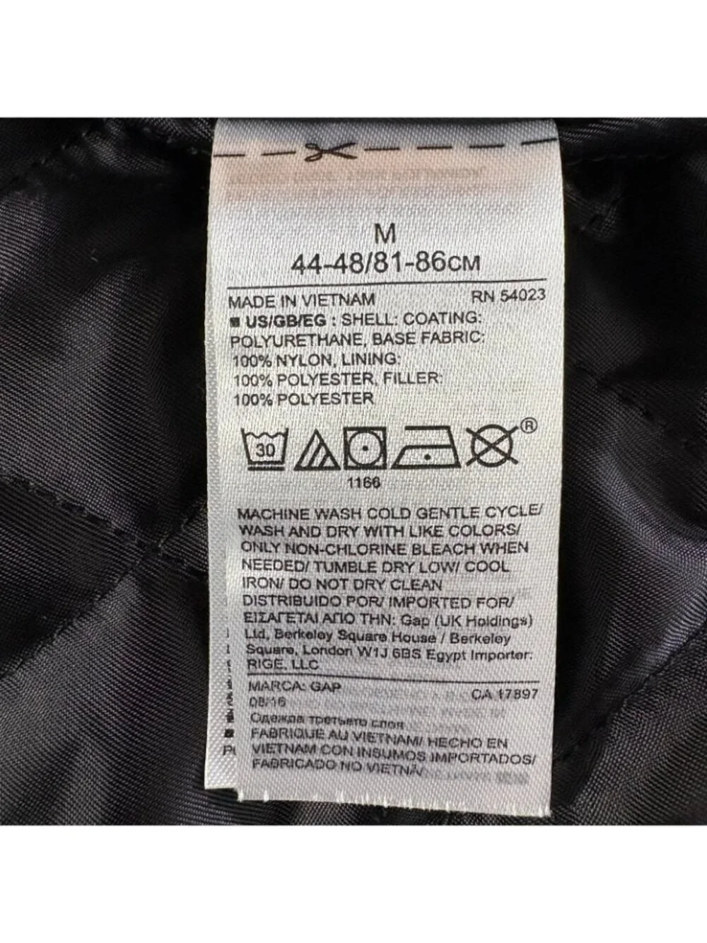 John Elliott x Gap Bomber Flight Jacket Size M color Grey